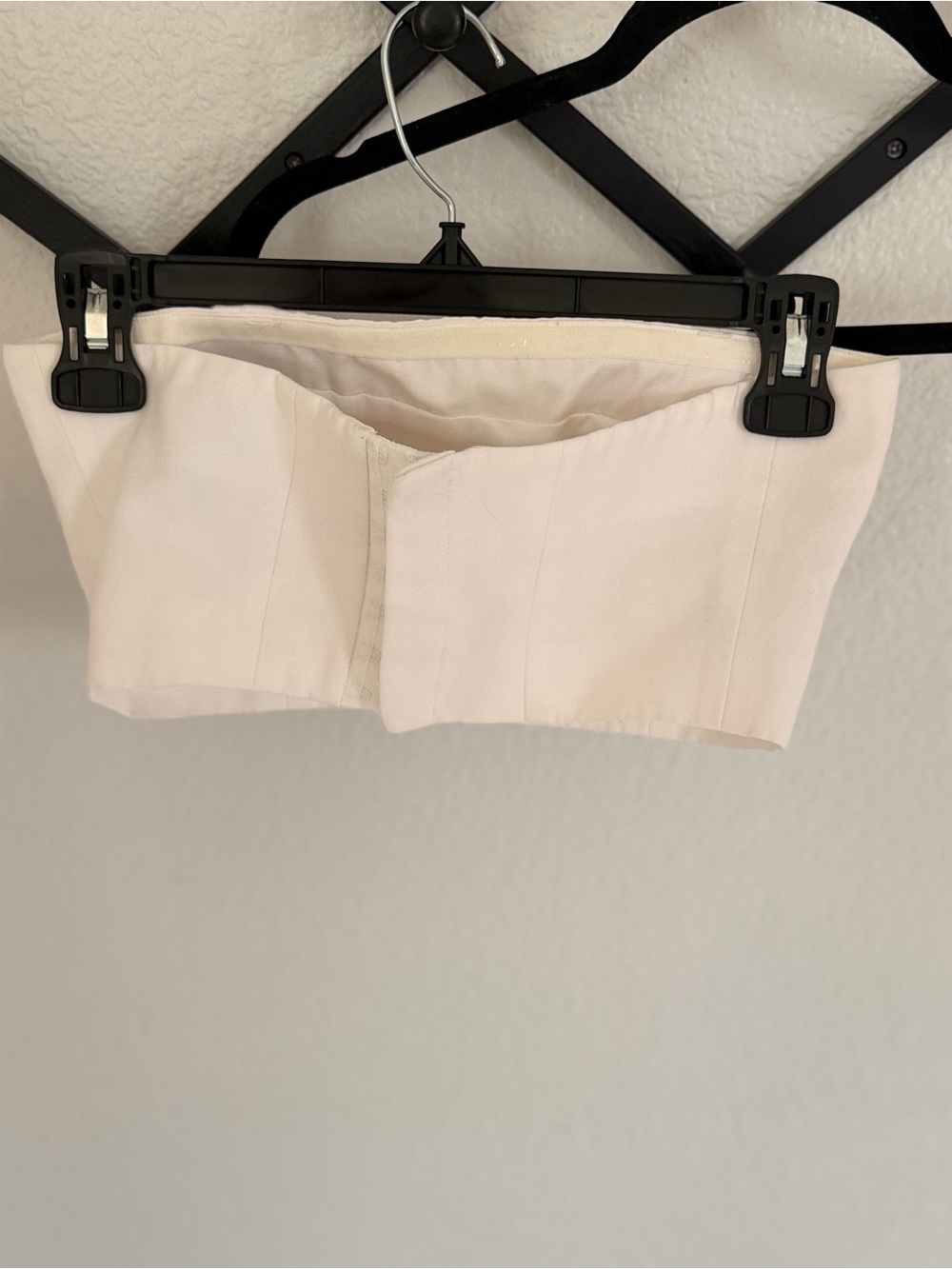 STAUD Bridal Nyla White Strapless Corset Bandeau Top Size 0 - Picture 3 of 4
